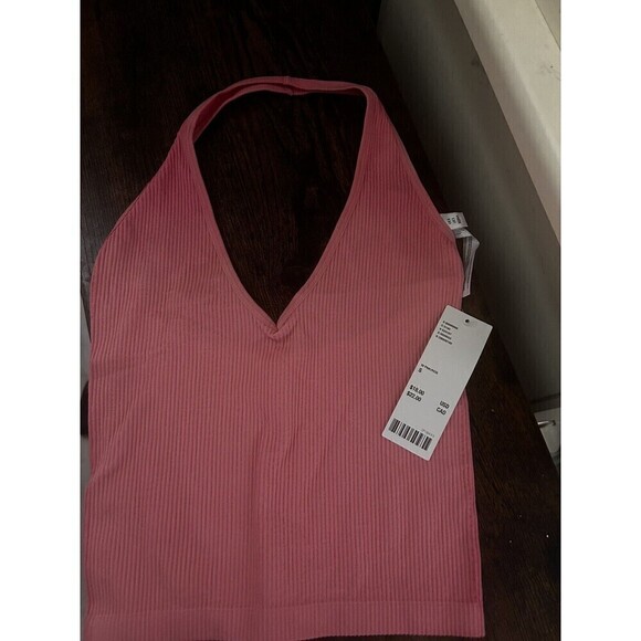 Urban outfitters Out From Under Jackie Seamless Halter Bra Top Pink Size… - Picture 4 of 9